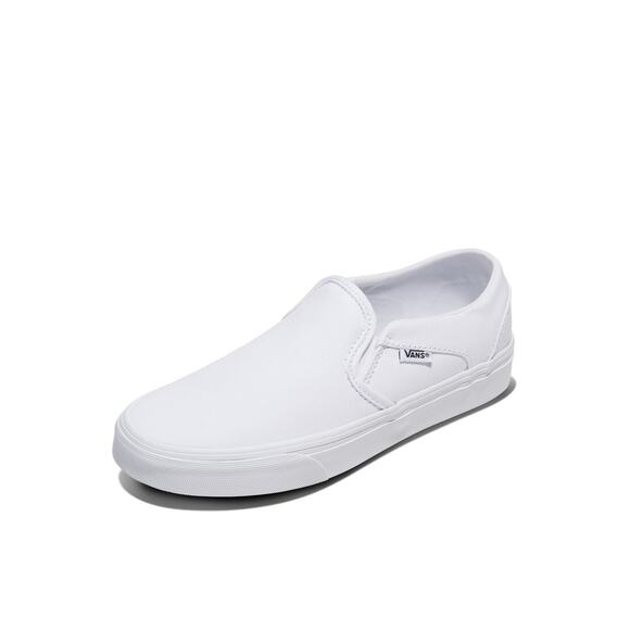 NWT Vans Women’s Asher Slip-On Sneakers True White Size 8 - Picture 5 of 7